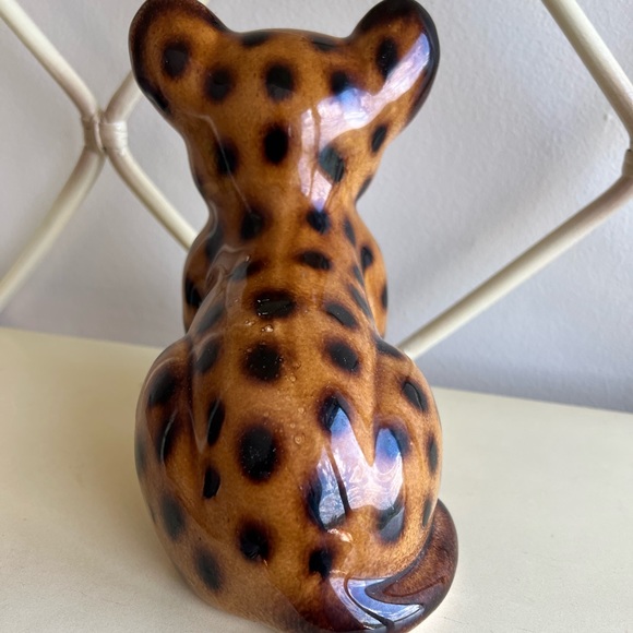 Vintage Ceramic baby tiger Figurine. Made in Italy - Picture 4 of 11
